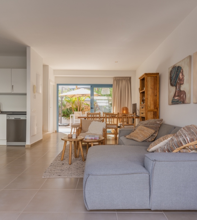 Resa Estates Ibiza sale ted koop Cala Tarida patio townhouse living 3.JPG